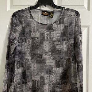 Ladies Harley Davidson See-Thru License Plate Top